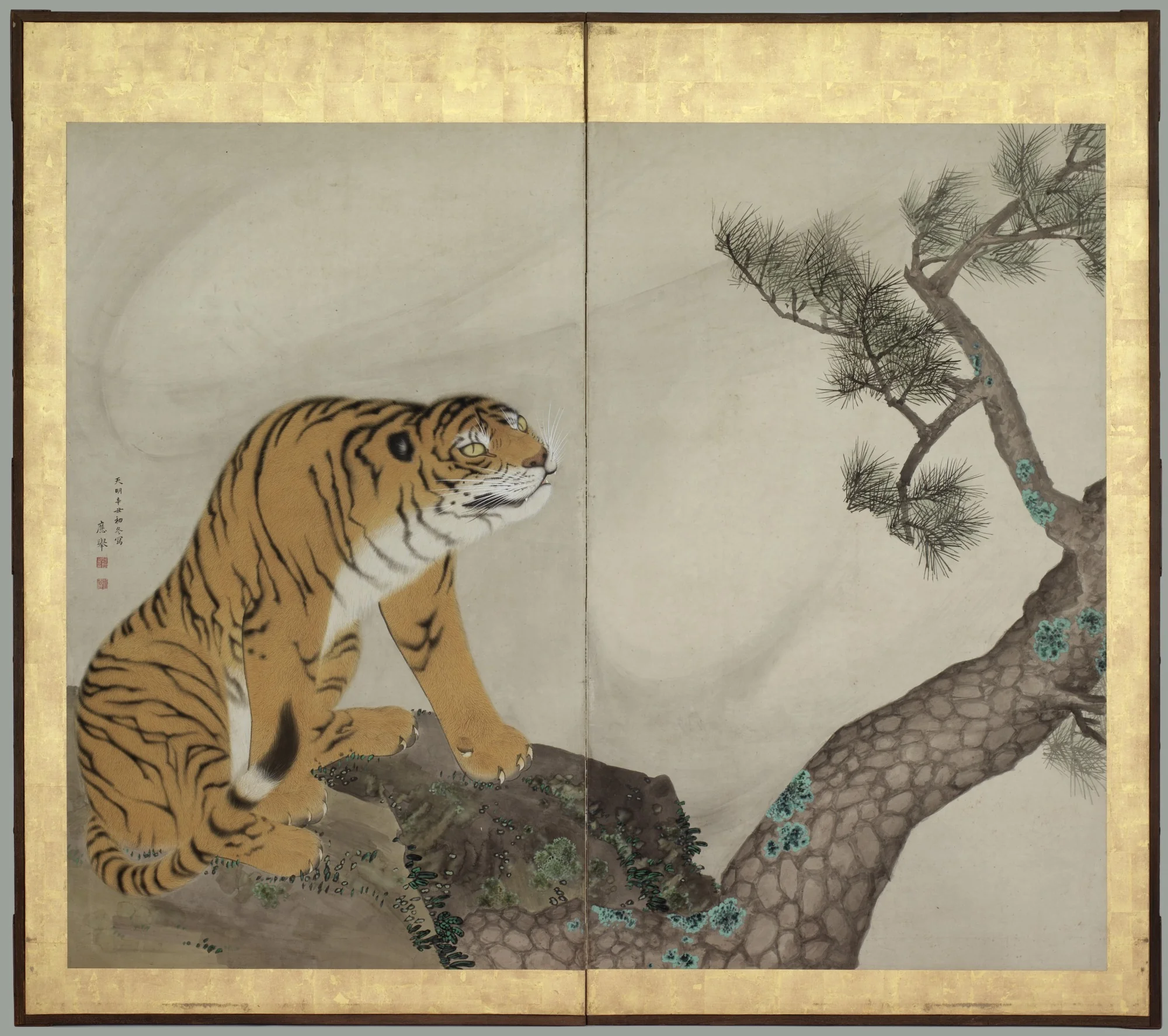 Tiger and Dragon: Tiger, detail
