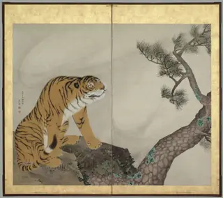 Tiger and Dragon: Tiger, by Maruyama Ōkyo, unspecified, 1791