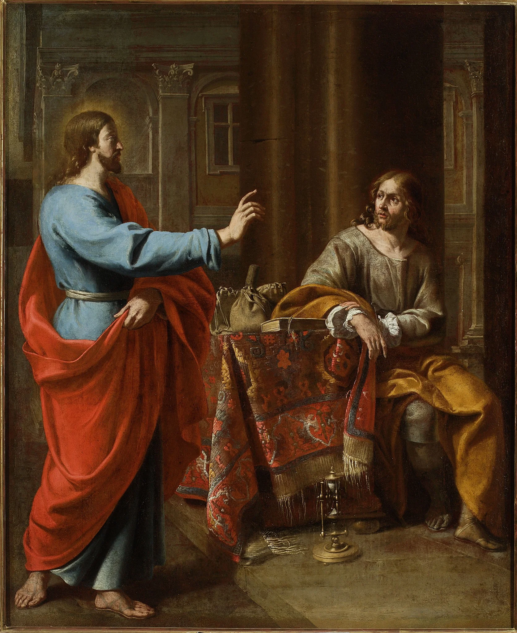 Calling of St. Matthew (Matthew 9:9, Mark 2:14, Luke 5:27-28), detail