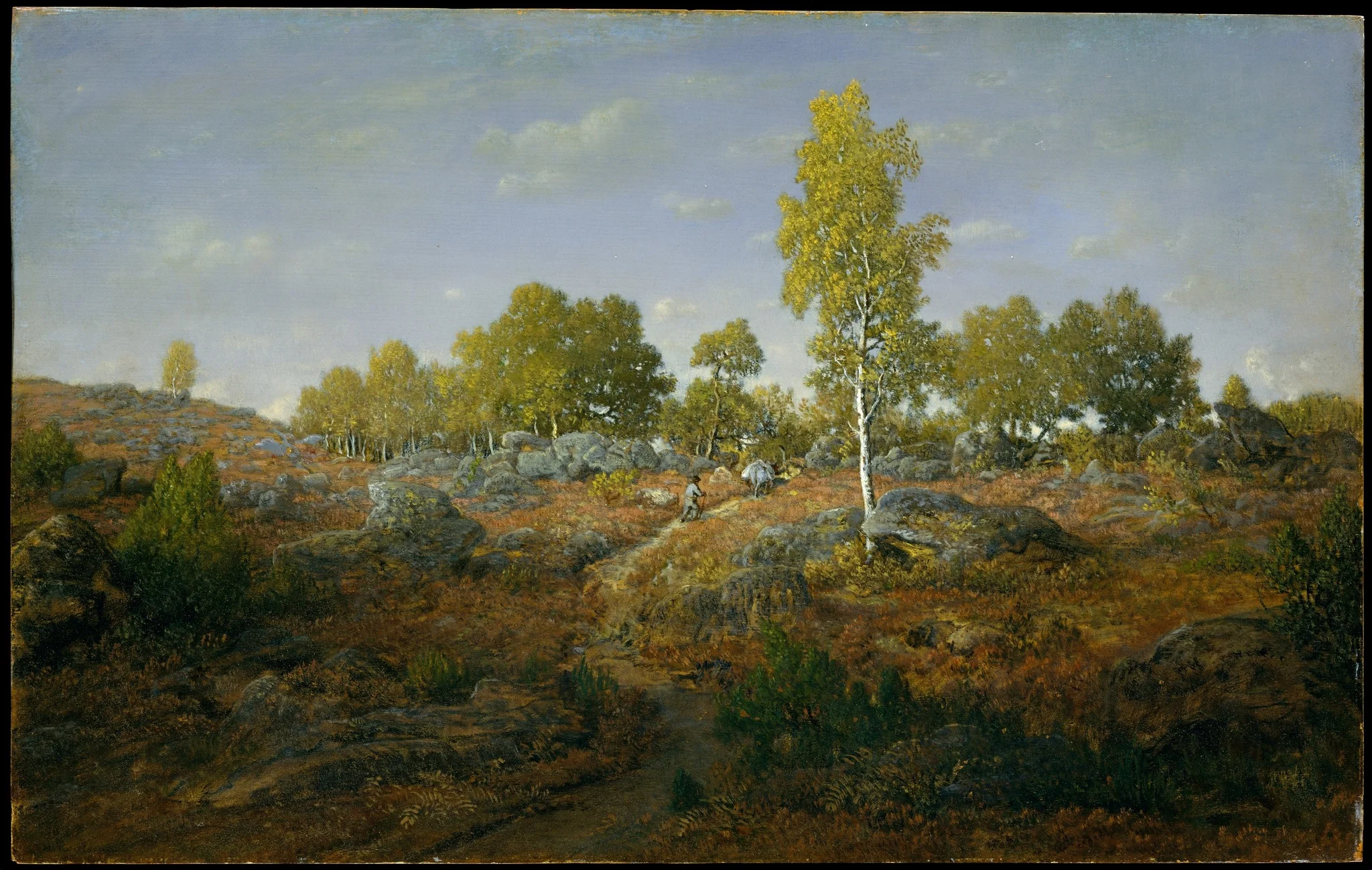 A Path among the Rocks, detail