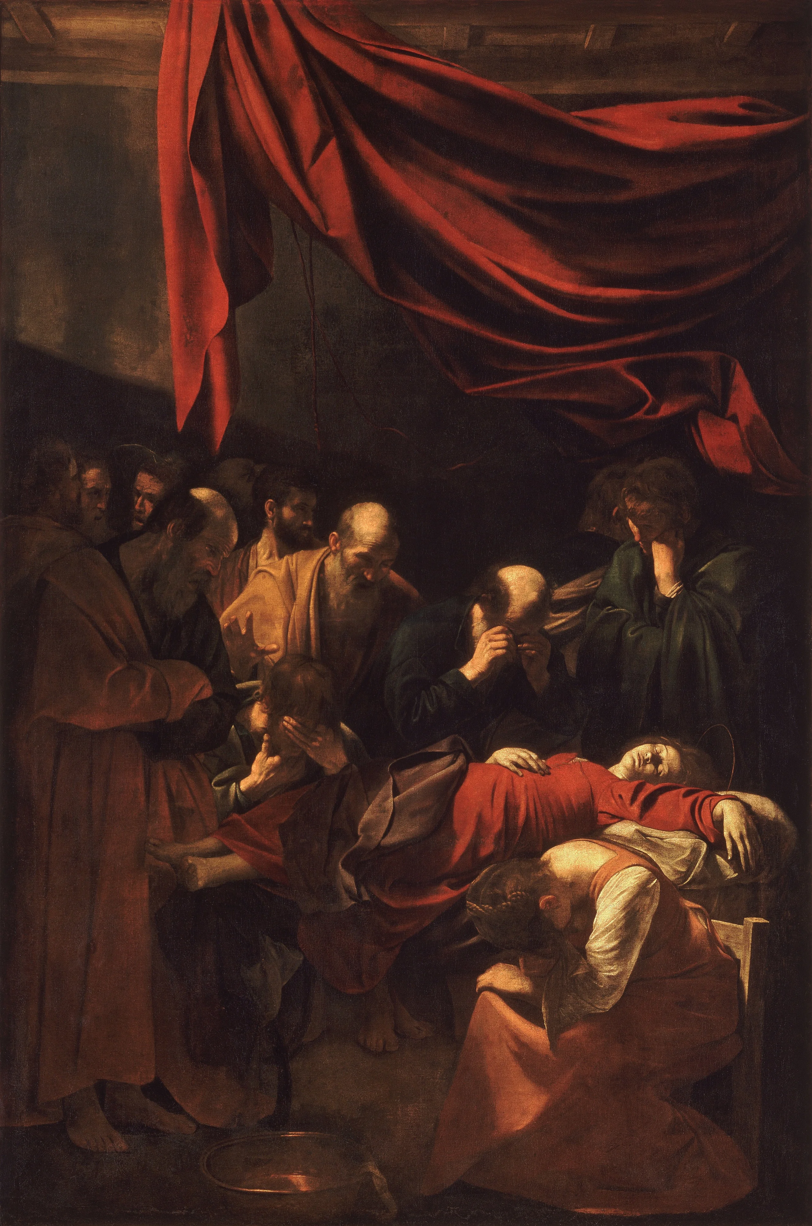 Death of the Virgin, detail