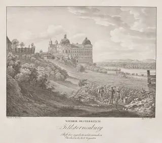 Nieder-oesterreich, Klosterneuberg, by Jakob Alt, 1839