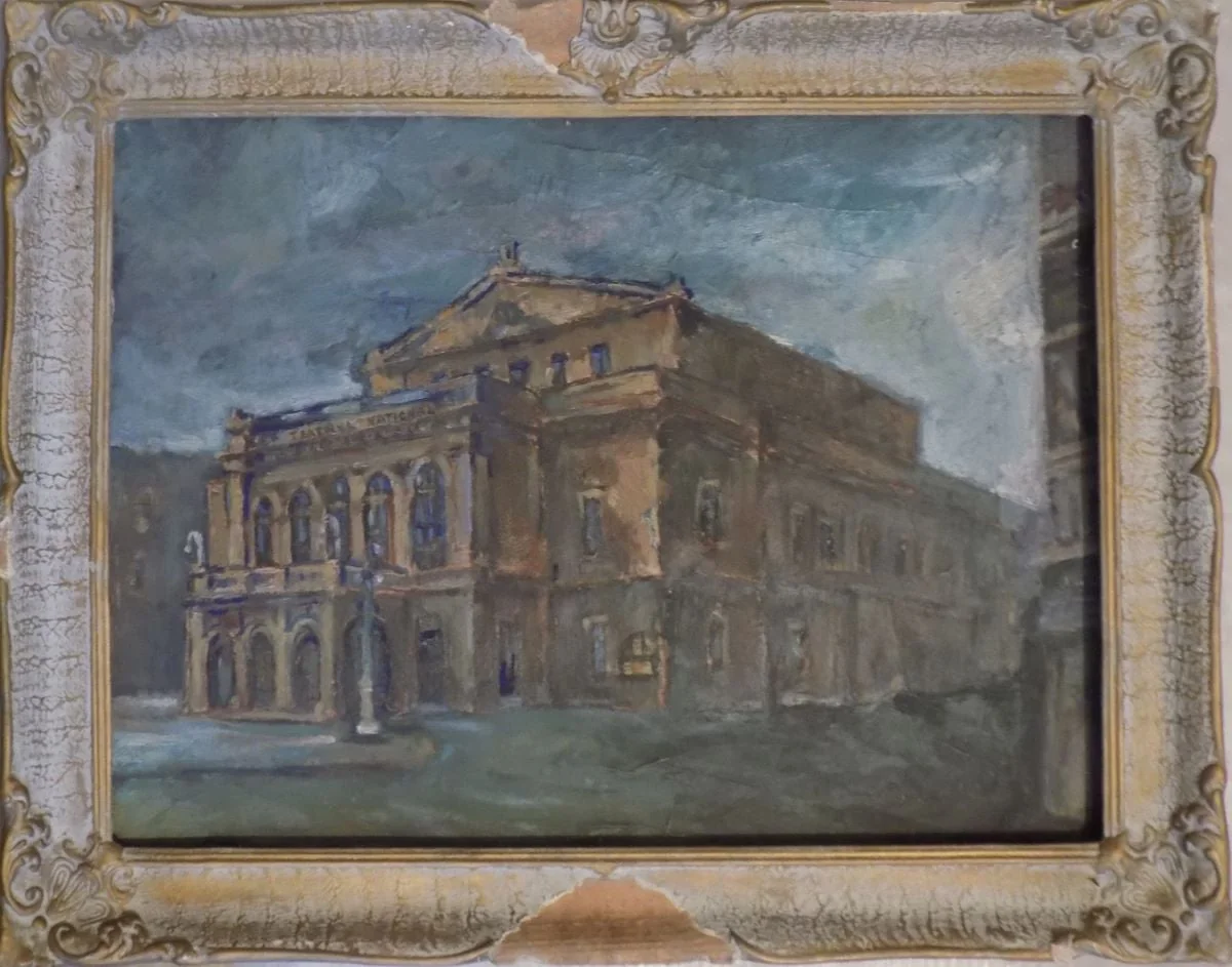 Teatrul Național, detail