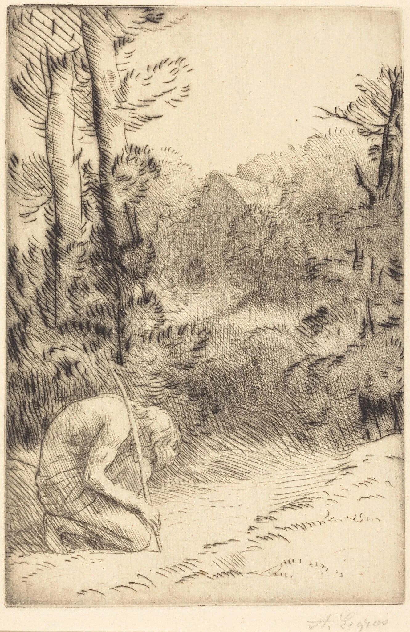 The Prodigal Son, 2nd plate (L'enfant prodigue), detail