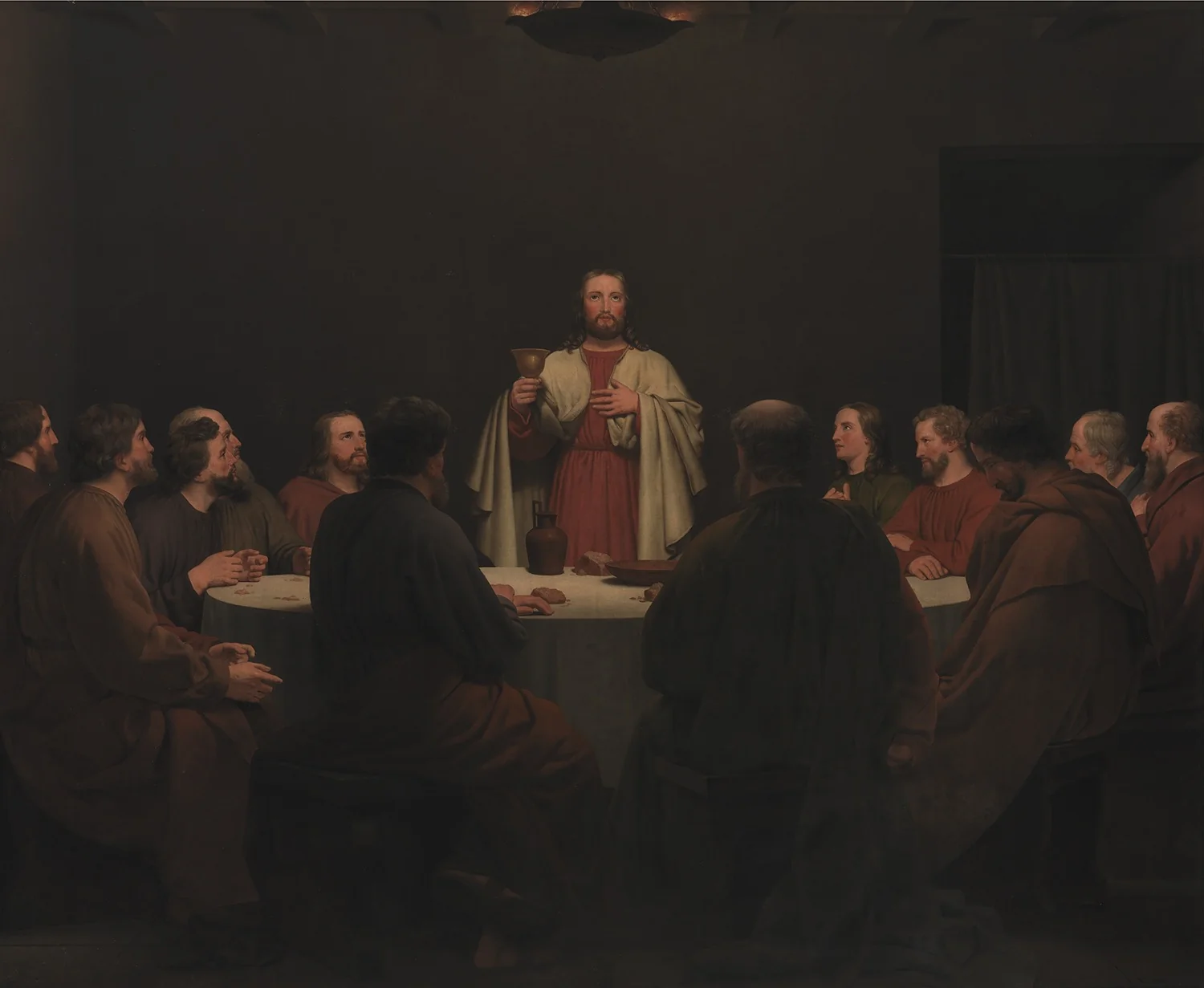 The Last Supper. Altarpiece, detail