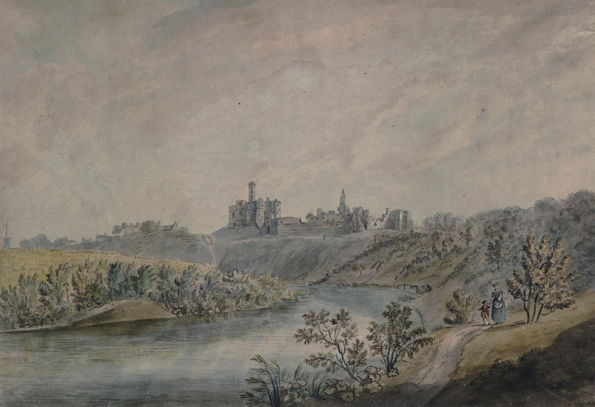 Warkworth Castle, Northumberland, detail