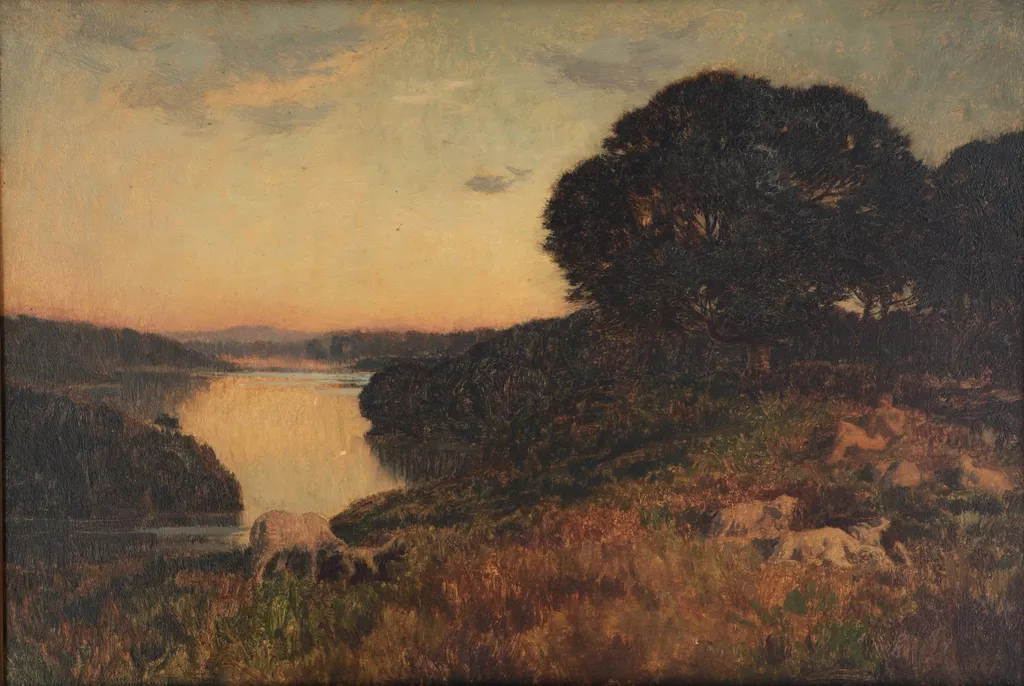 Paisaje, by Émile-René Ménard, unspecified, 1906