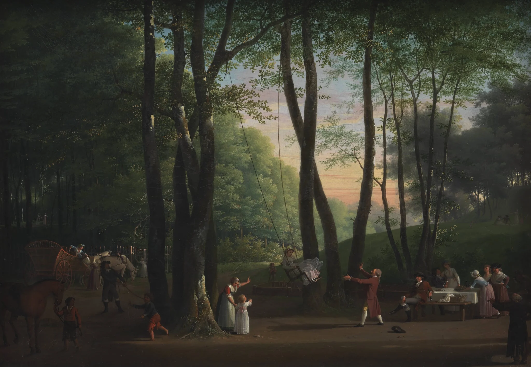 The Dancing Glade at Sorgenfri, North of Copenhagen, detail
