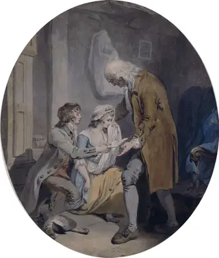 The Reconciliation, by Francis Wheatley, watercolor, 1786