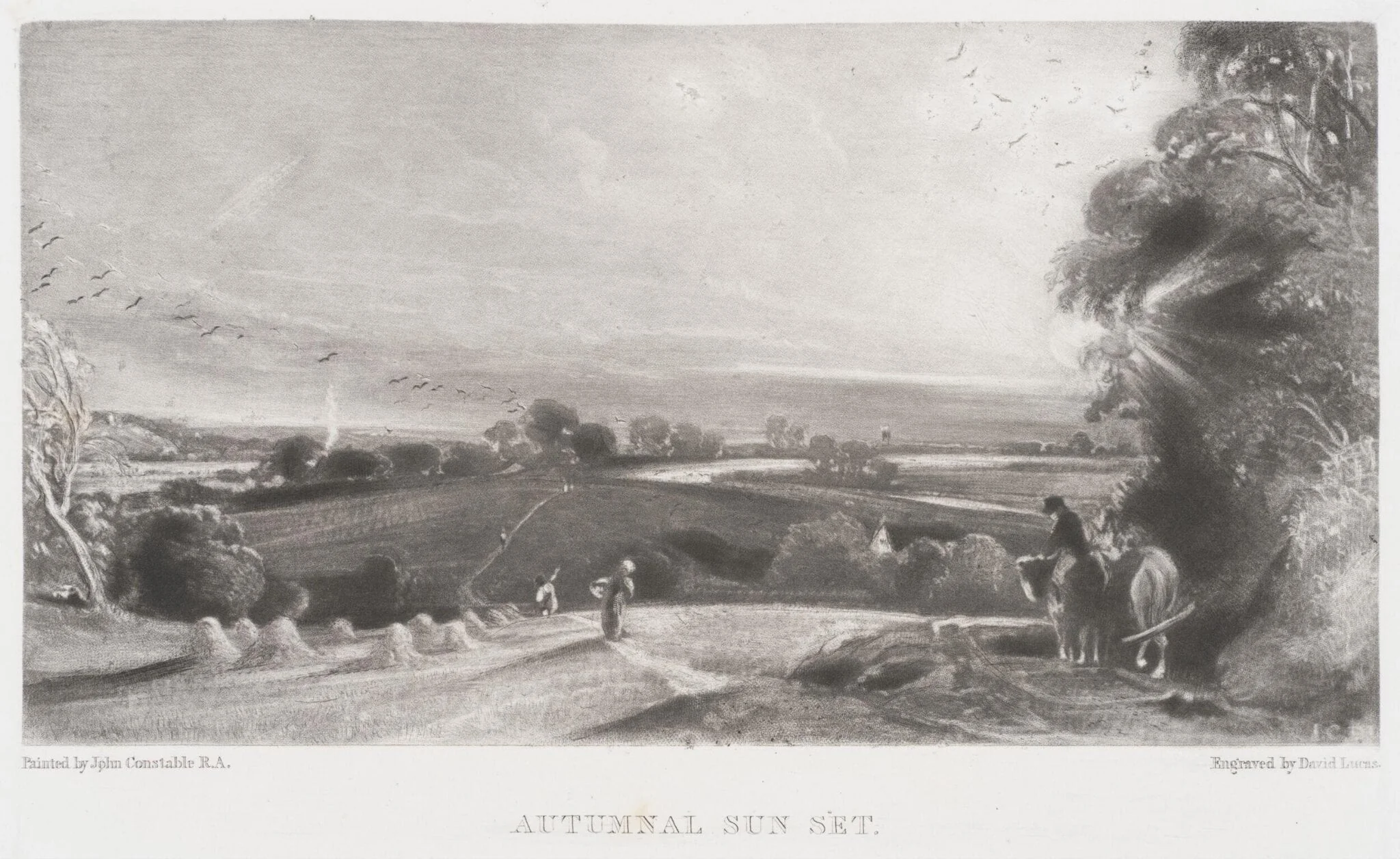 AUTUMNAL SUN SET, detail