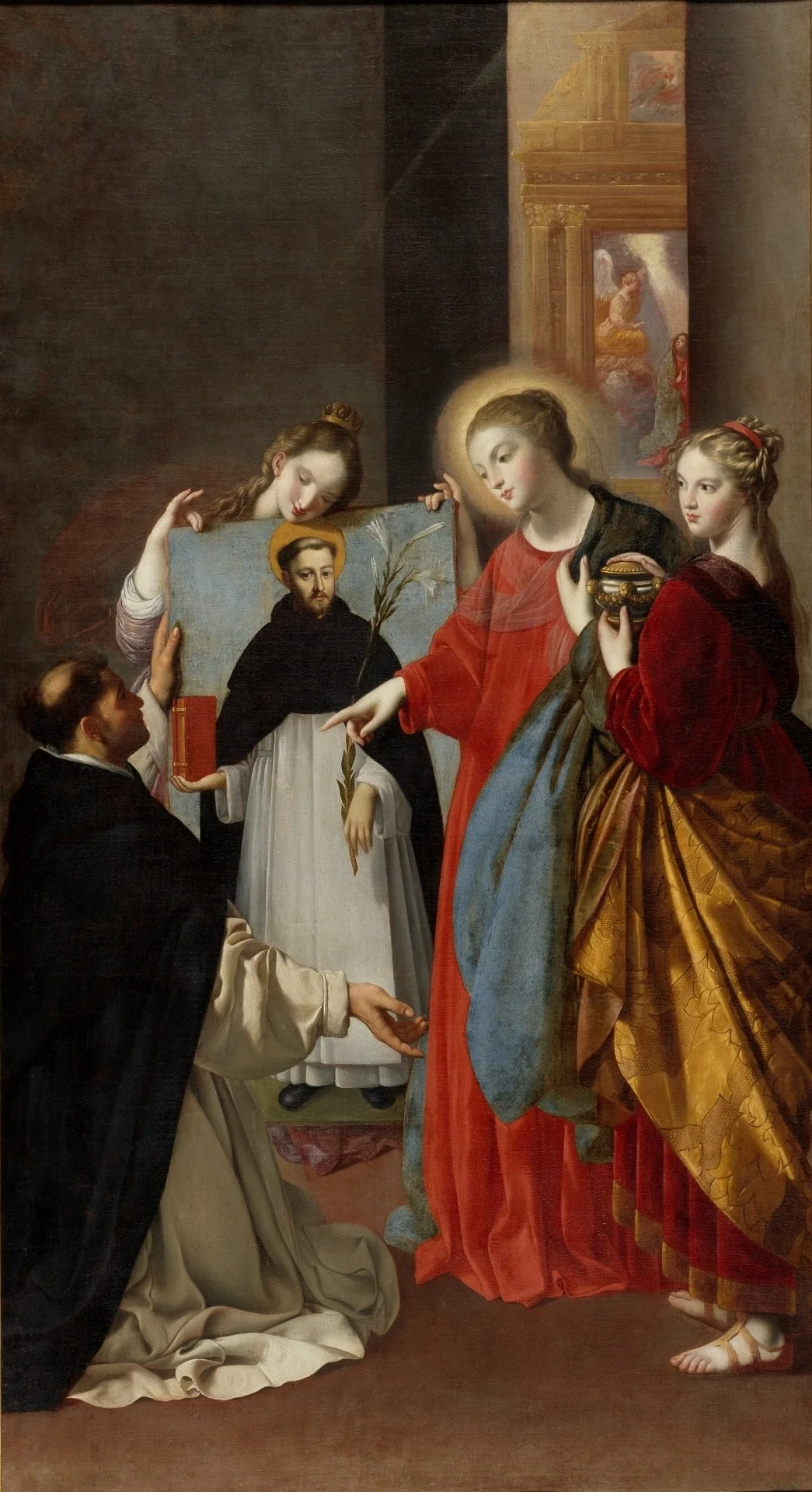 Saint Dominic in Soriano, detail