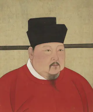 宋代帝半身像册-宋朝真宗皇帝像