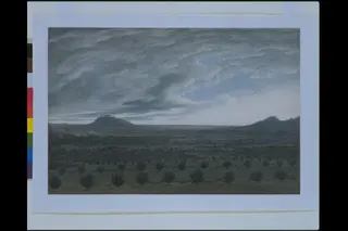 View from Mirabella, by John Robert Cozens, watercolor, 1782