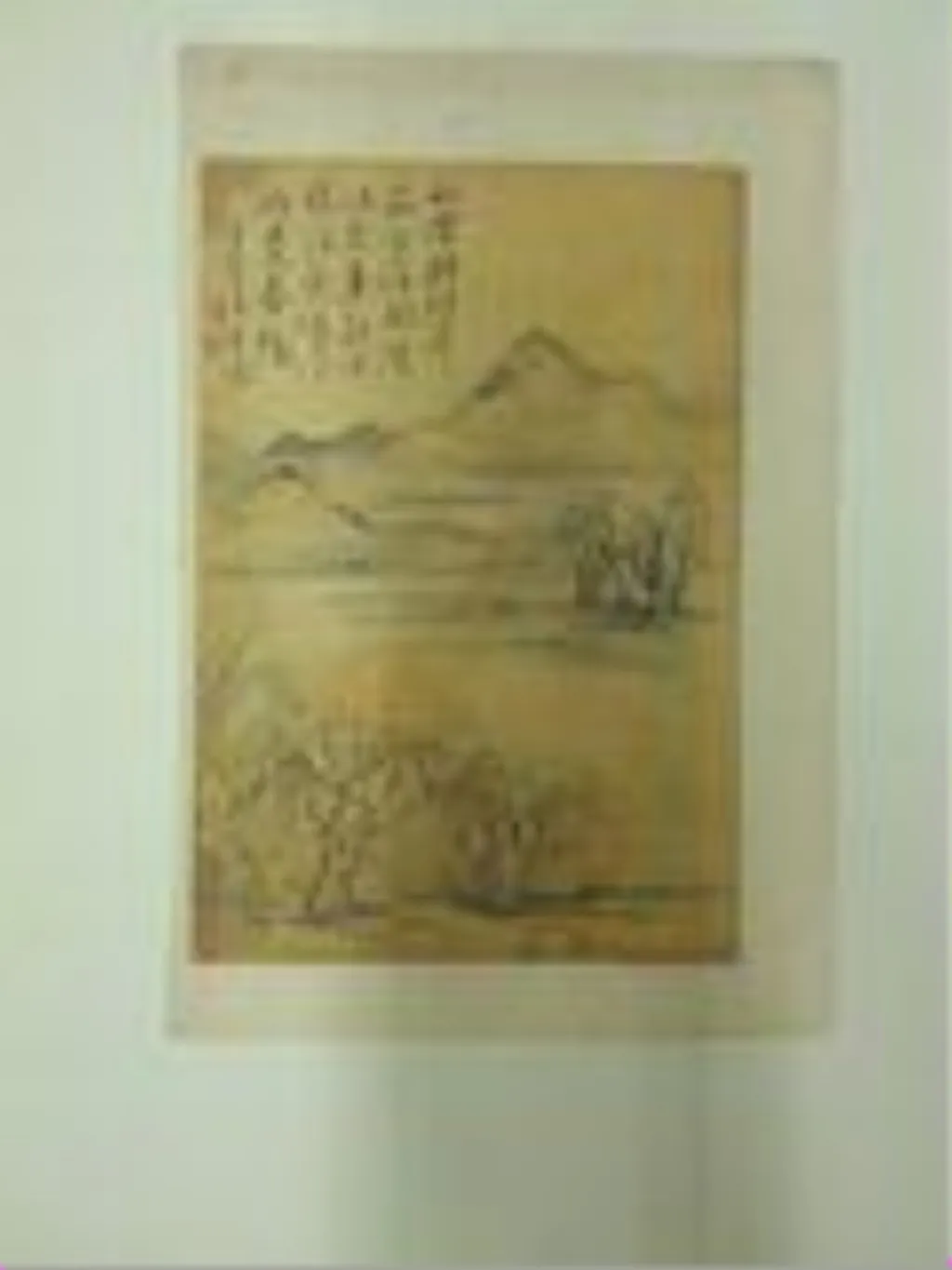 Landscape, by Zhang Qia, paint, 1761