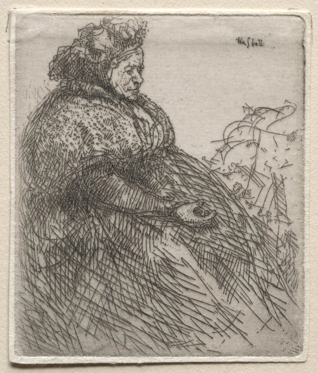 Paris:  Ribbon Vender, by Ernest Haskell, 1910