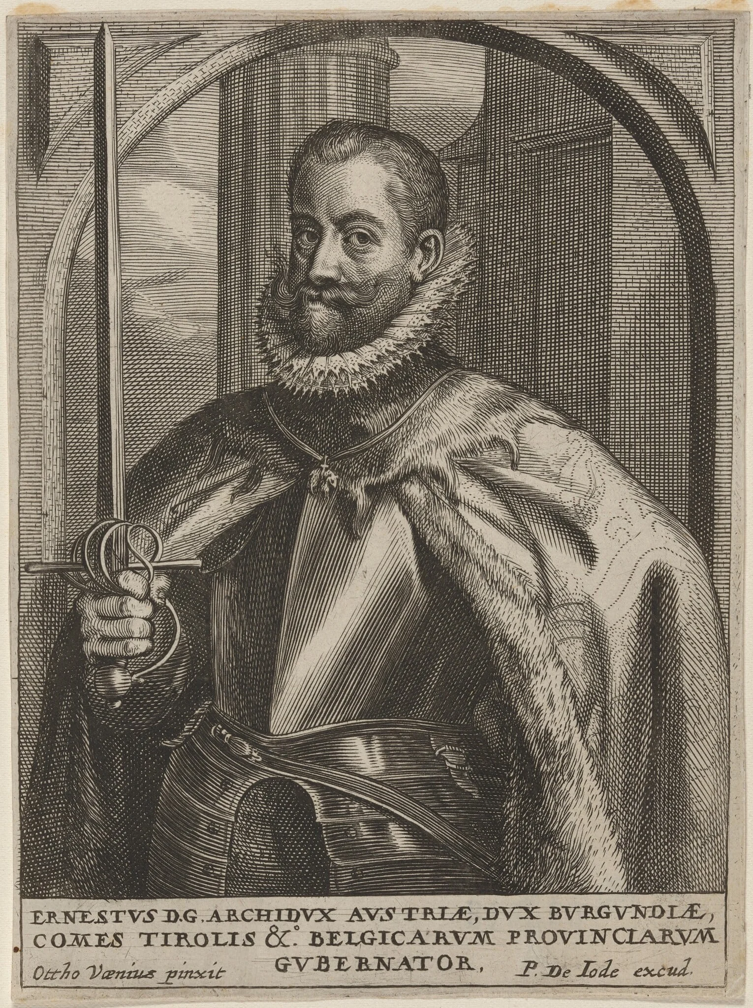 Ernest, Archduke of Austria, detail