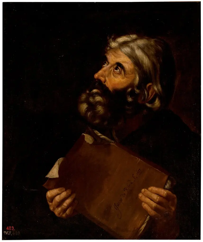An Apostle, by Jusepe de Ribera, oil, 1601