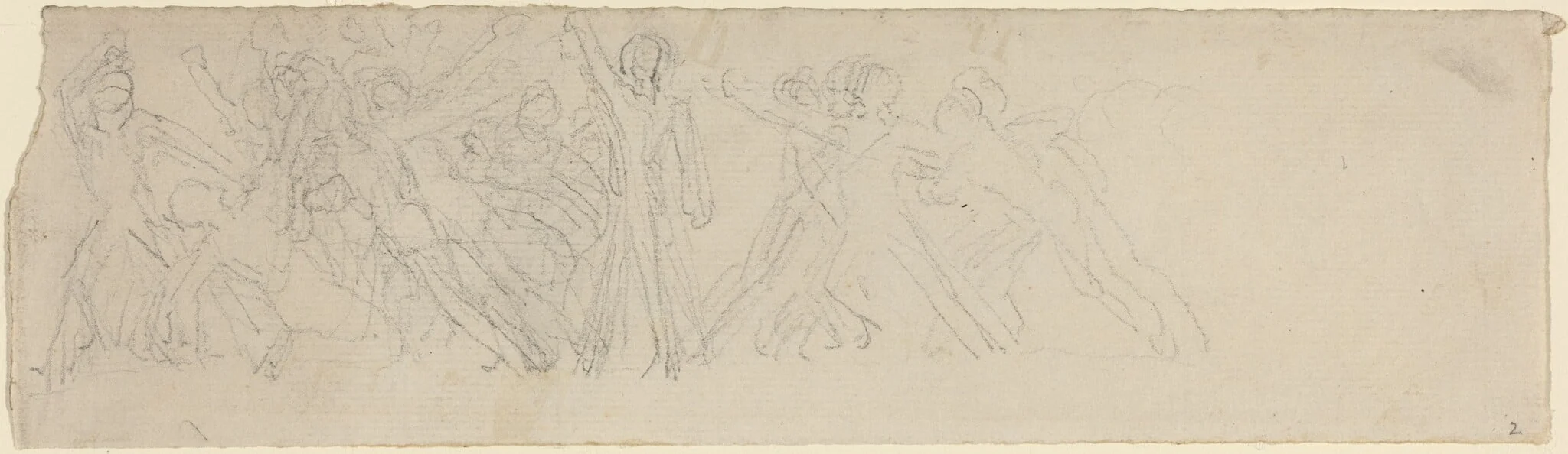 Antique Battle Scene (?), detail