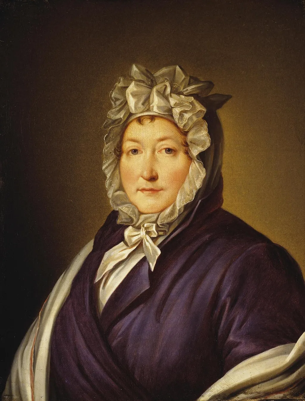 Portrait of Princess Varvara Golitsyna, by Giovanni Battista Ortolani Damon, oil, 1805