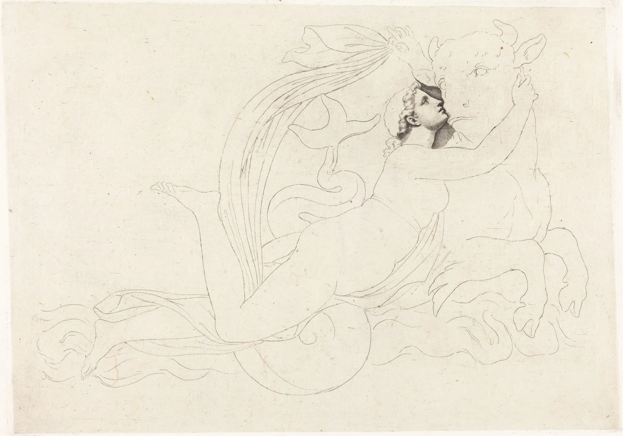 The Rape of Europa, detail