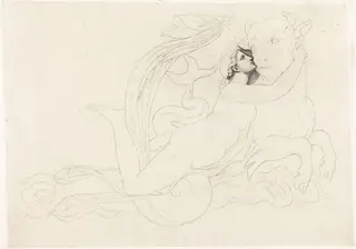 The Rape of Europa, by Pierre Paul Prud'hon, ink, 1790
