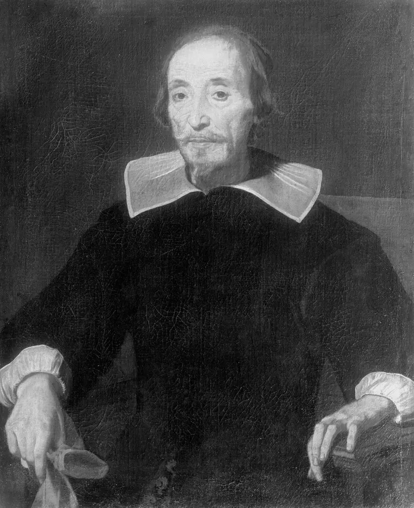 Portrait of an elderly man, by Simone Cantarini, unspecified, 1640