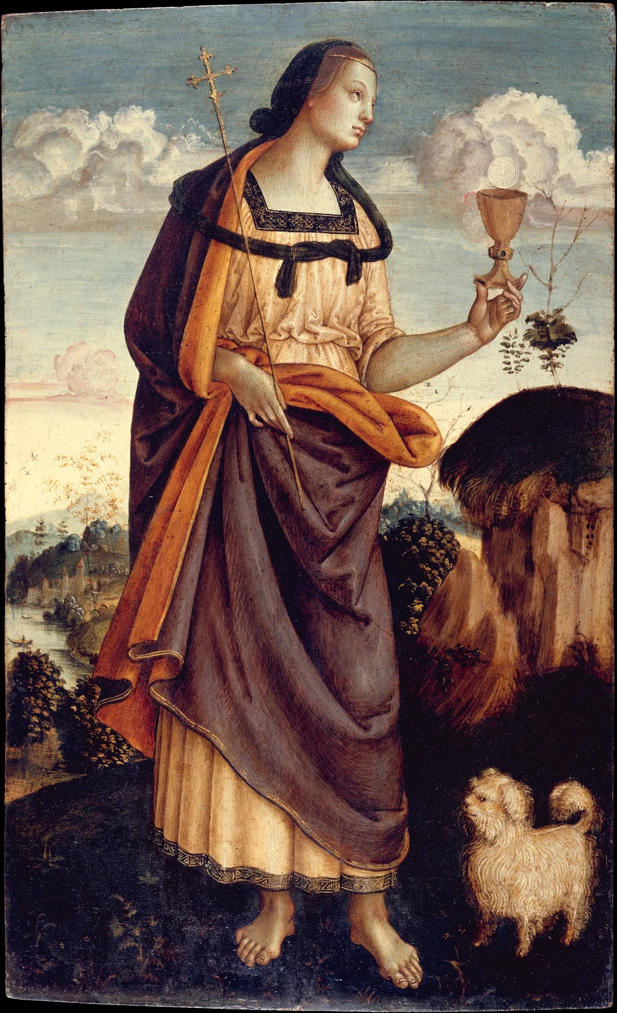 The Theological Virtues: Faith, Charity, Hope, detail