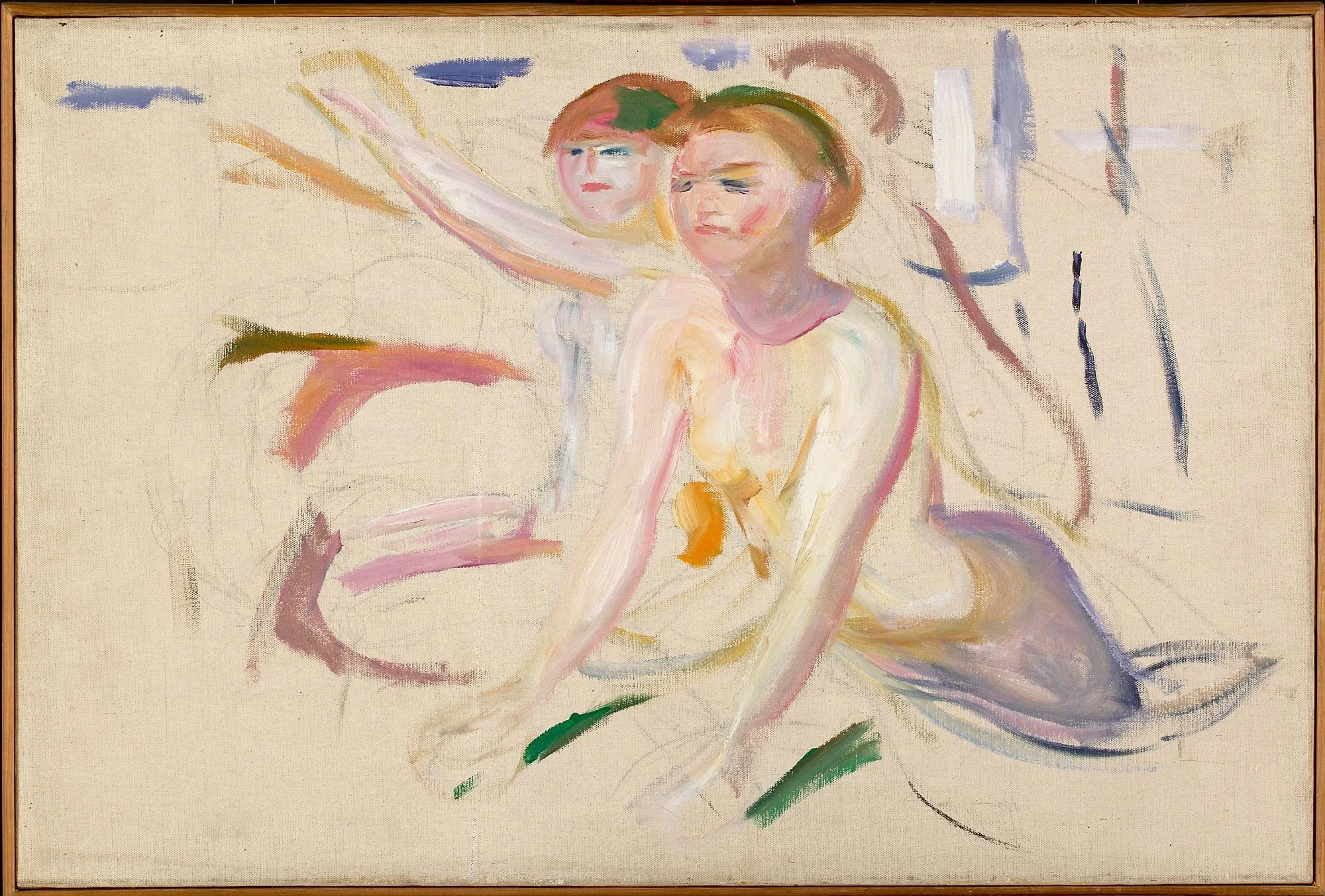 Bathing Women, detail