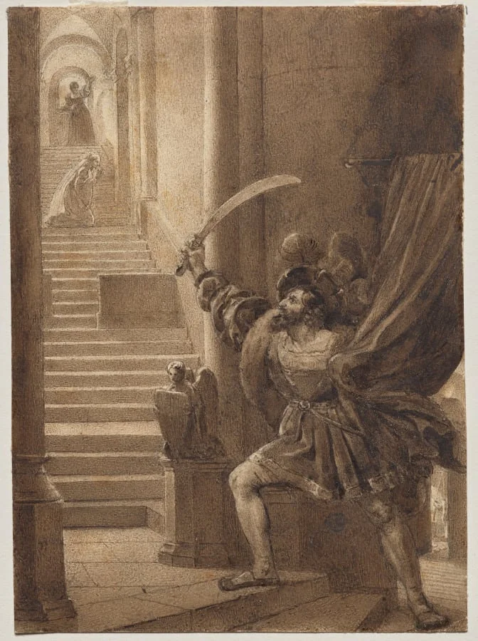 François I Brandishing a Sword, detail