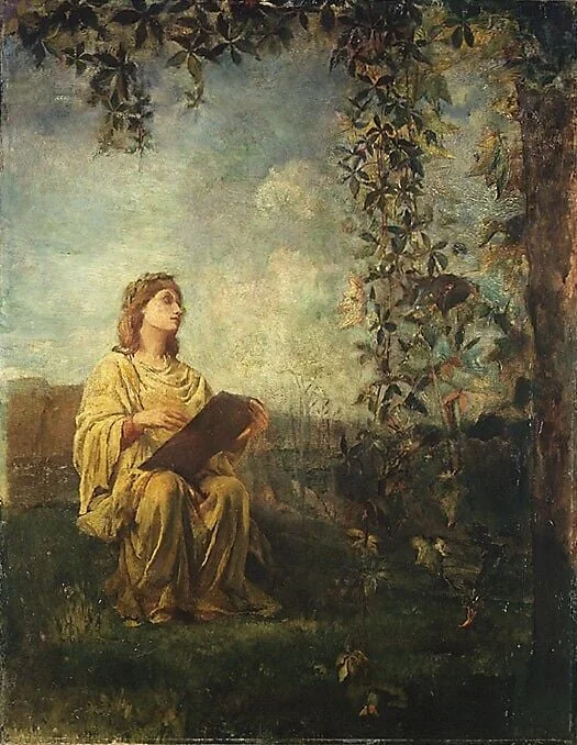The Muse of Painting, detail