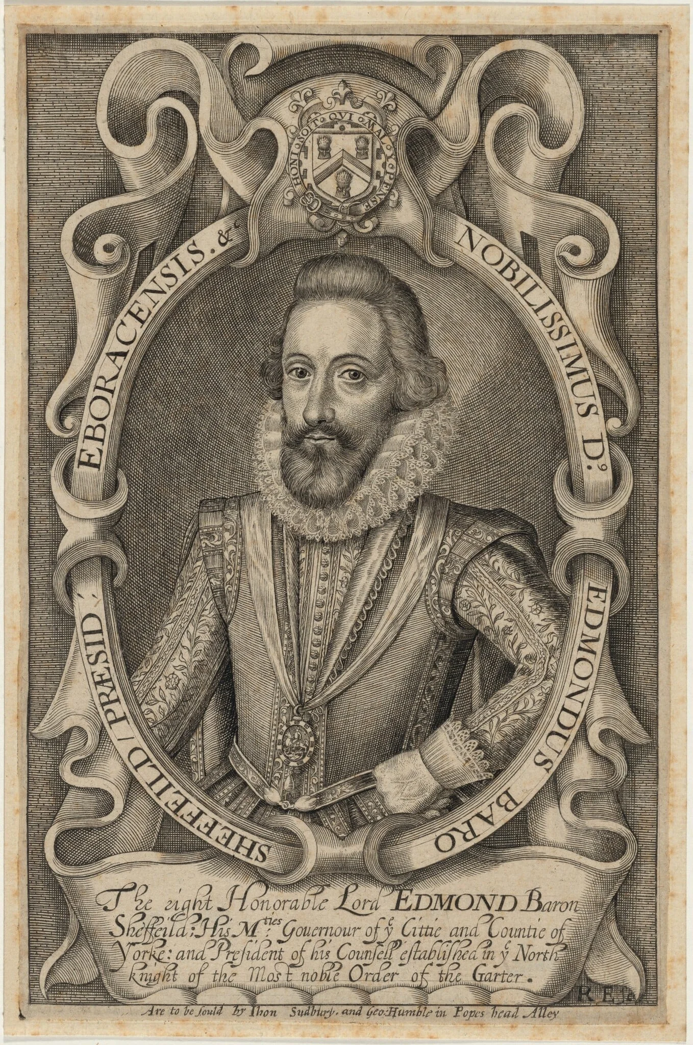 Edmond Shaffield, First Earl of Malgrave, detail