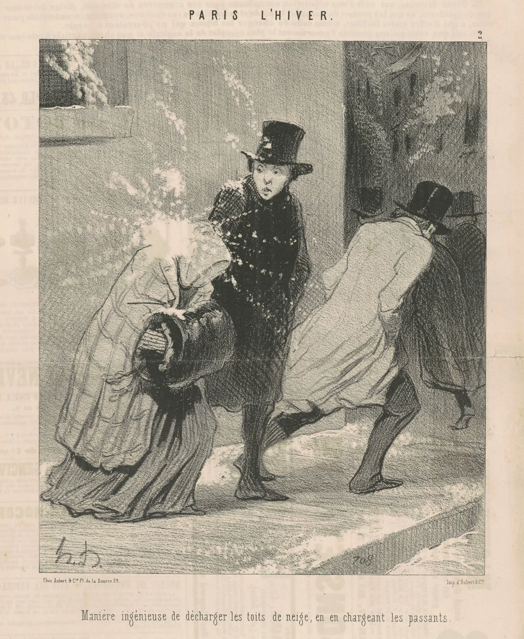 Manière ingénieuse de décharger les toites ..., detail