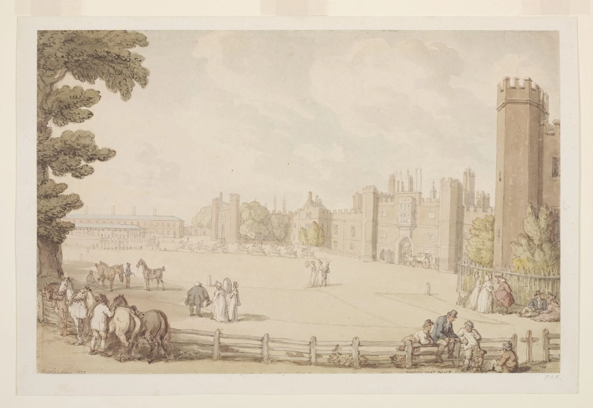 Hampton Court Palace, detail