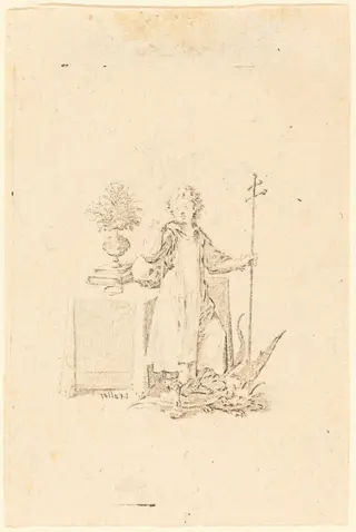 The Young Jesus, by Jacques Callot, ink, 1620