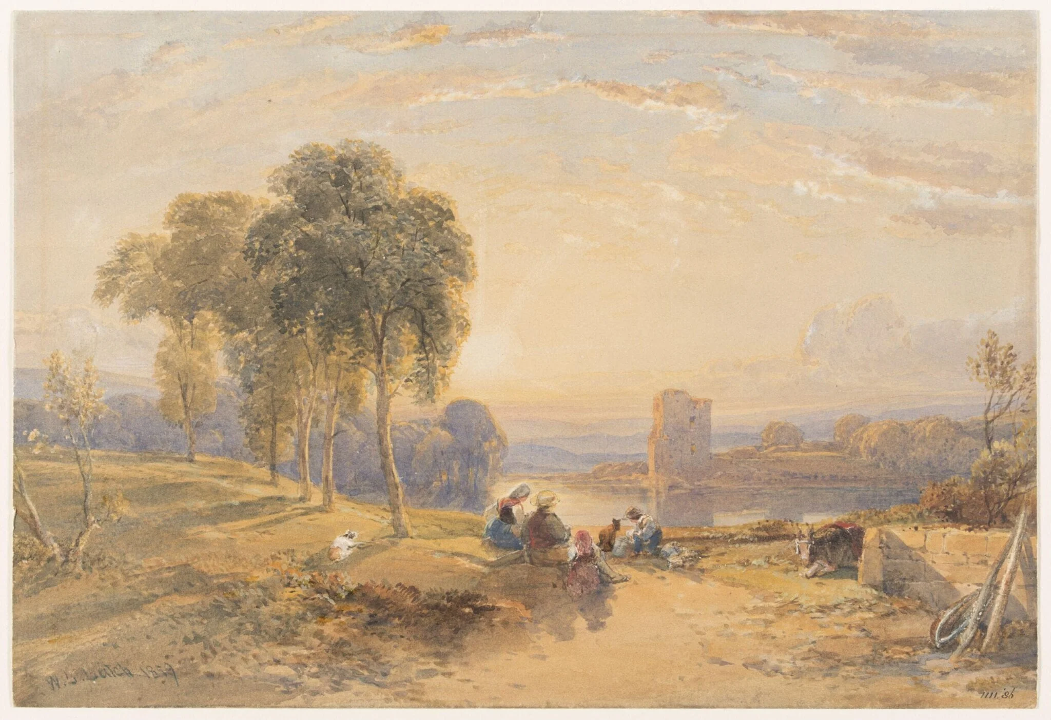Landscape : Evening, detail