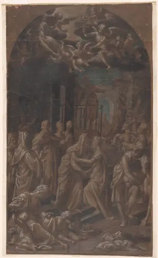 The Visitation, by Aurelio Lomi, oil, 1612