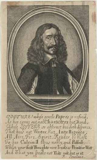 Vincent Voiture, by William Faithorne, ink, 1670