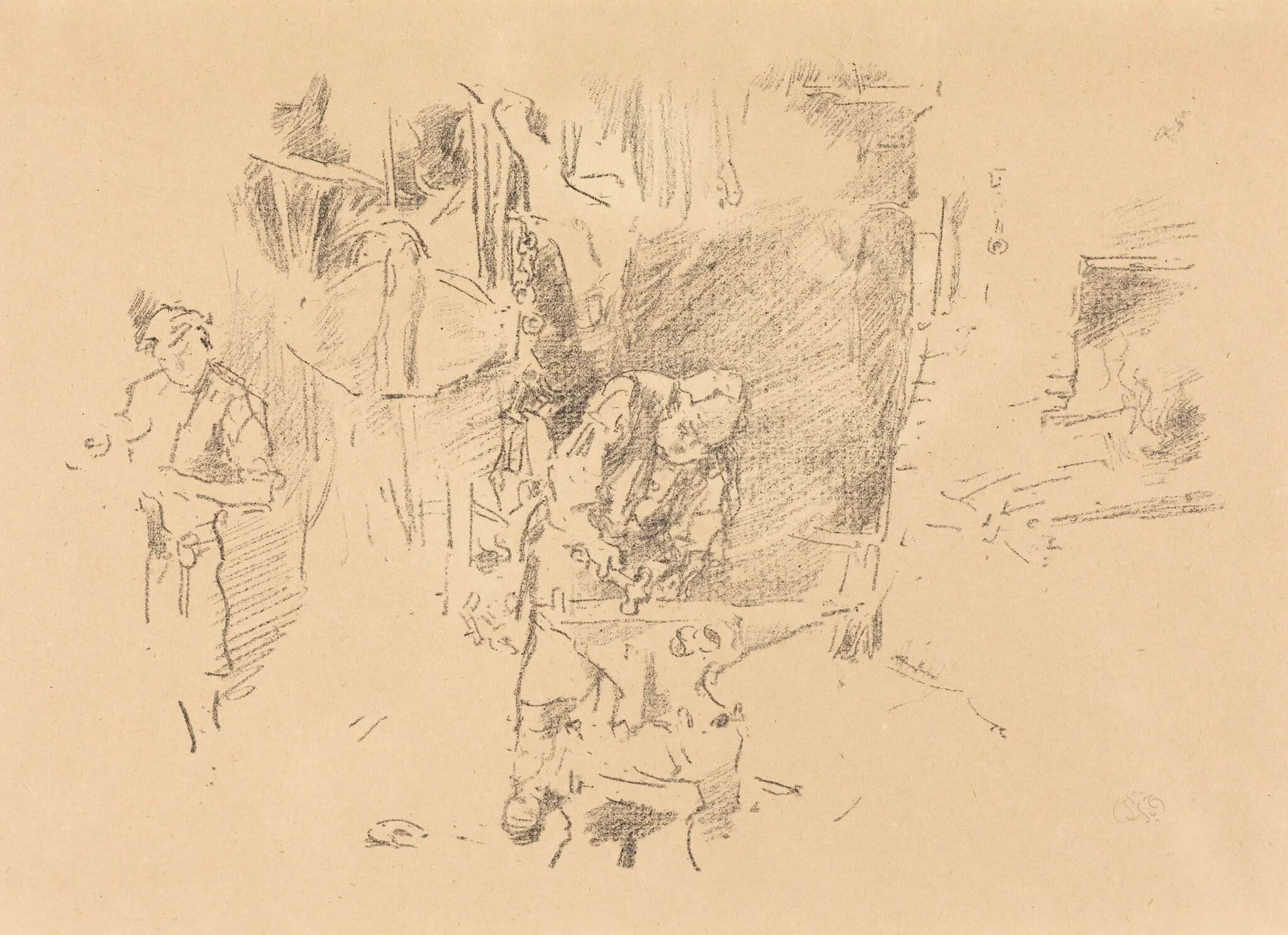The Sunny Smithy, detail