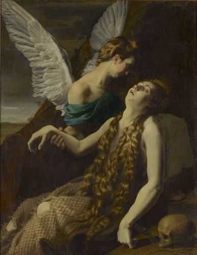 The Ecstasy of Saint Mary Magdalene, detail