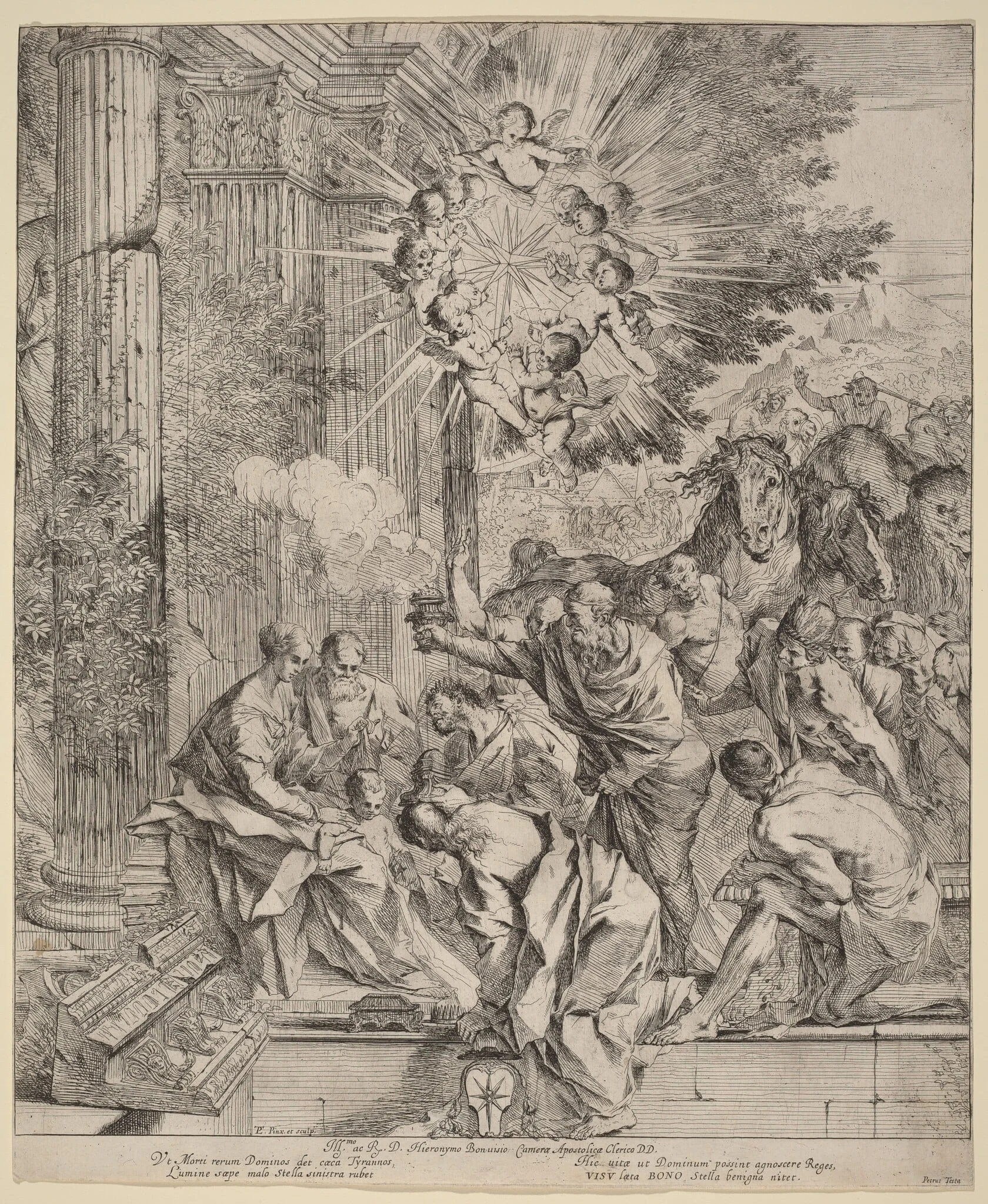 The Adoration of the Magi, detail