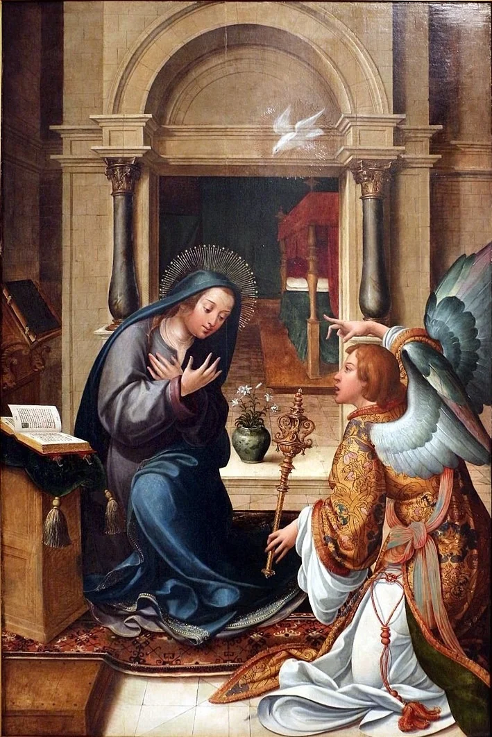 Anunciação, detail
