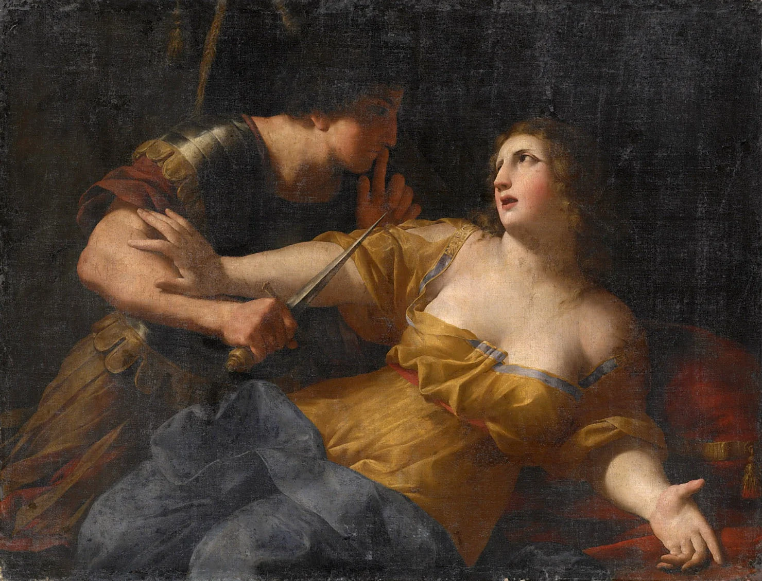 Tarquin and Lucretia, detail