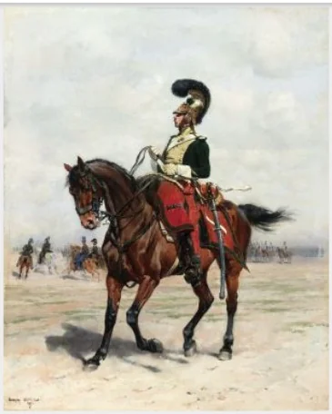 A Cavalry Officer, detail