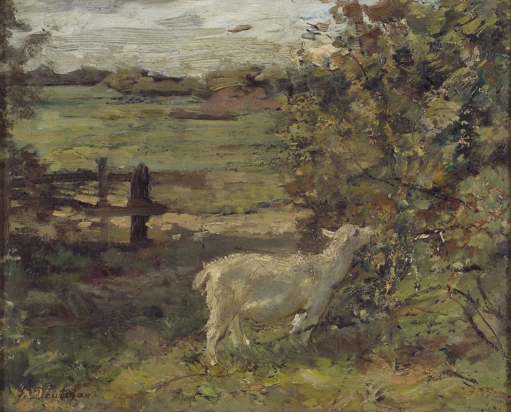 Landscape with a Kid, detail
