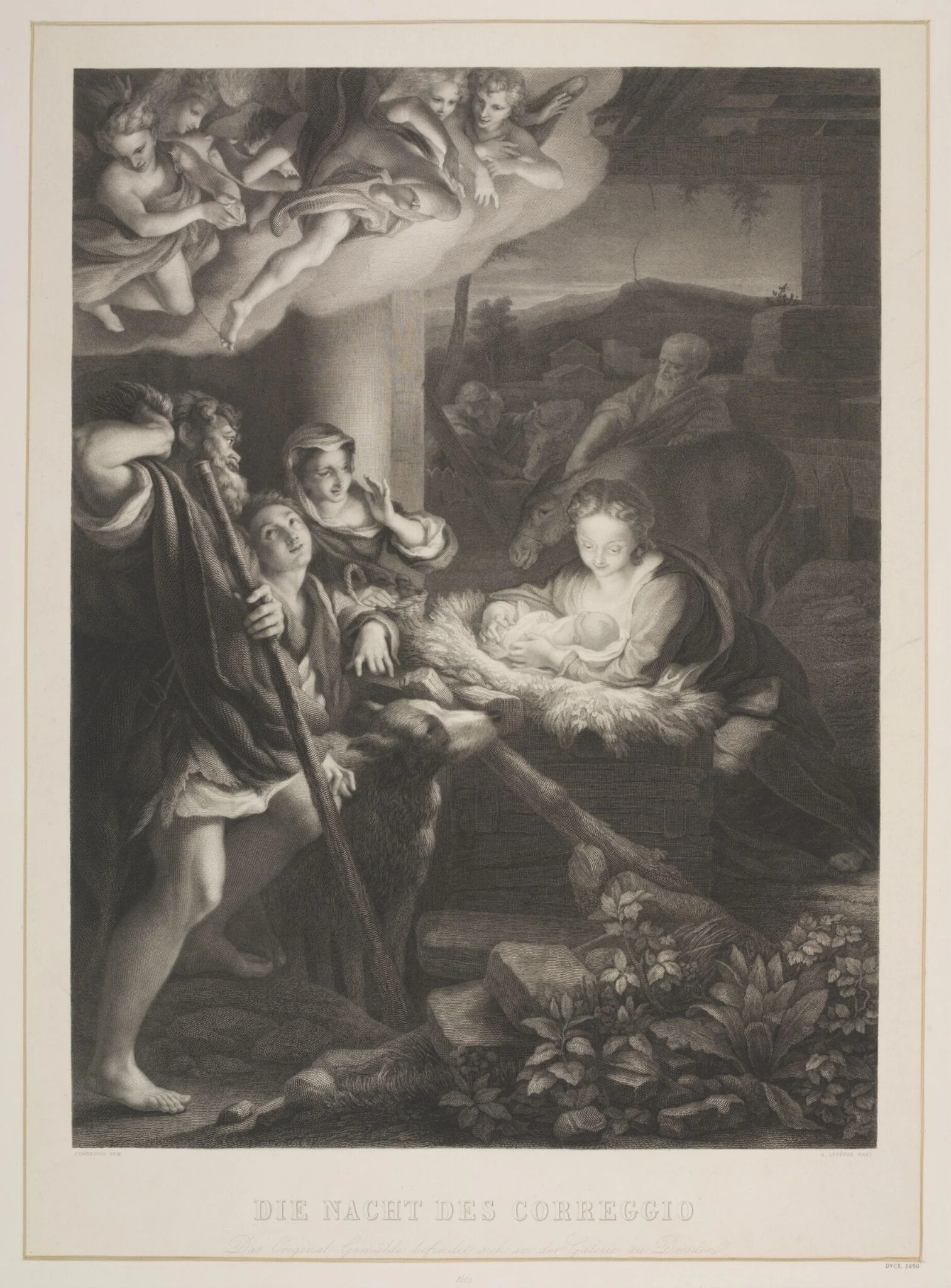 The Adoration of the Shepherds, detail