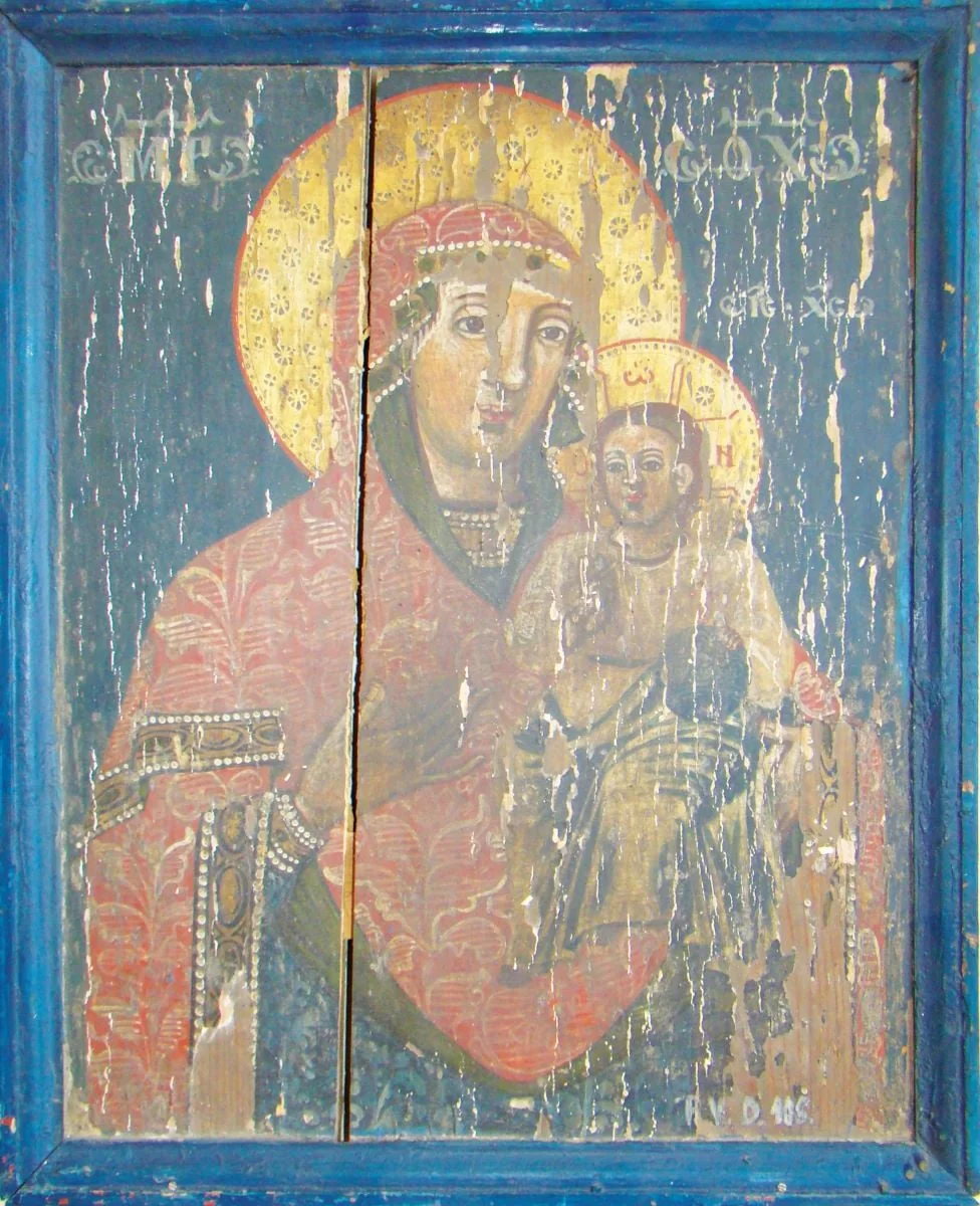 Maica Domnului cu Pruncul, detail
