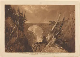 Little Devil's Bridge, by Charles Turner, ink, 1809