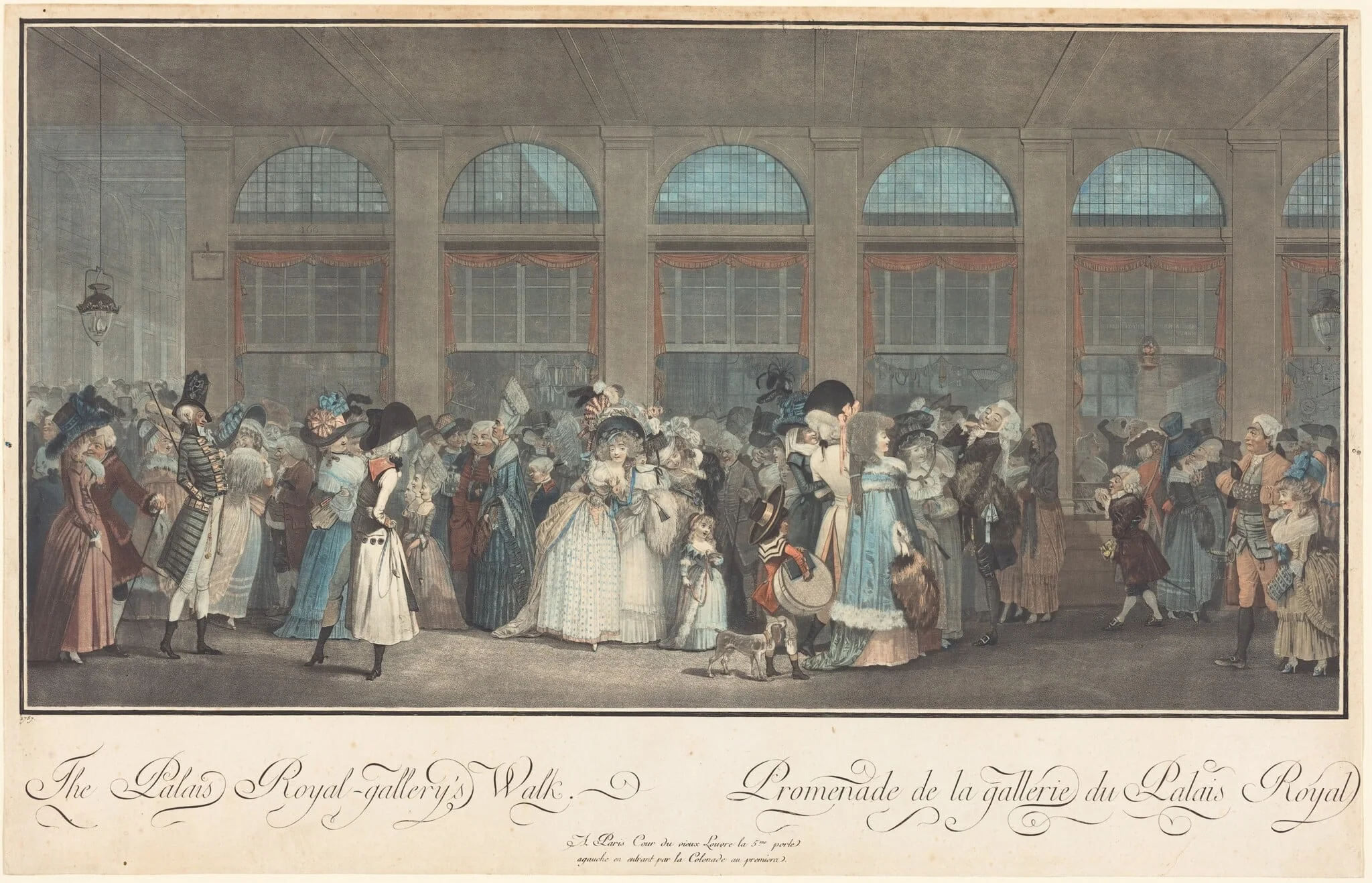 The Palais Royal - Gallery's Walk, detail