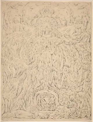 The Last Judgment, by William Blake, graphite, 1809