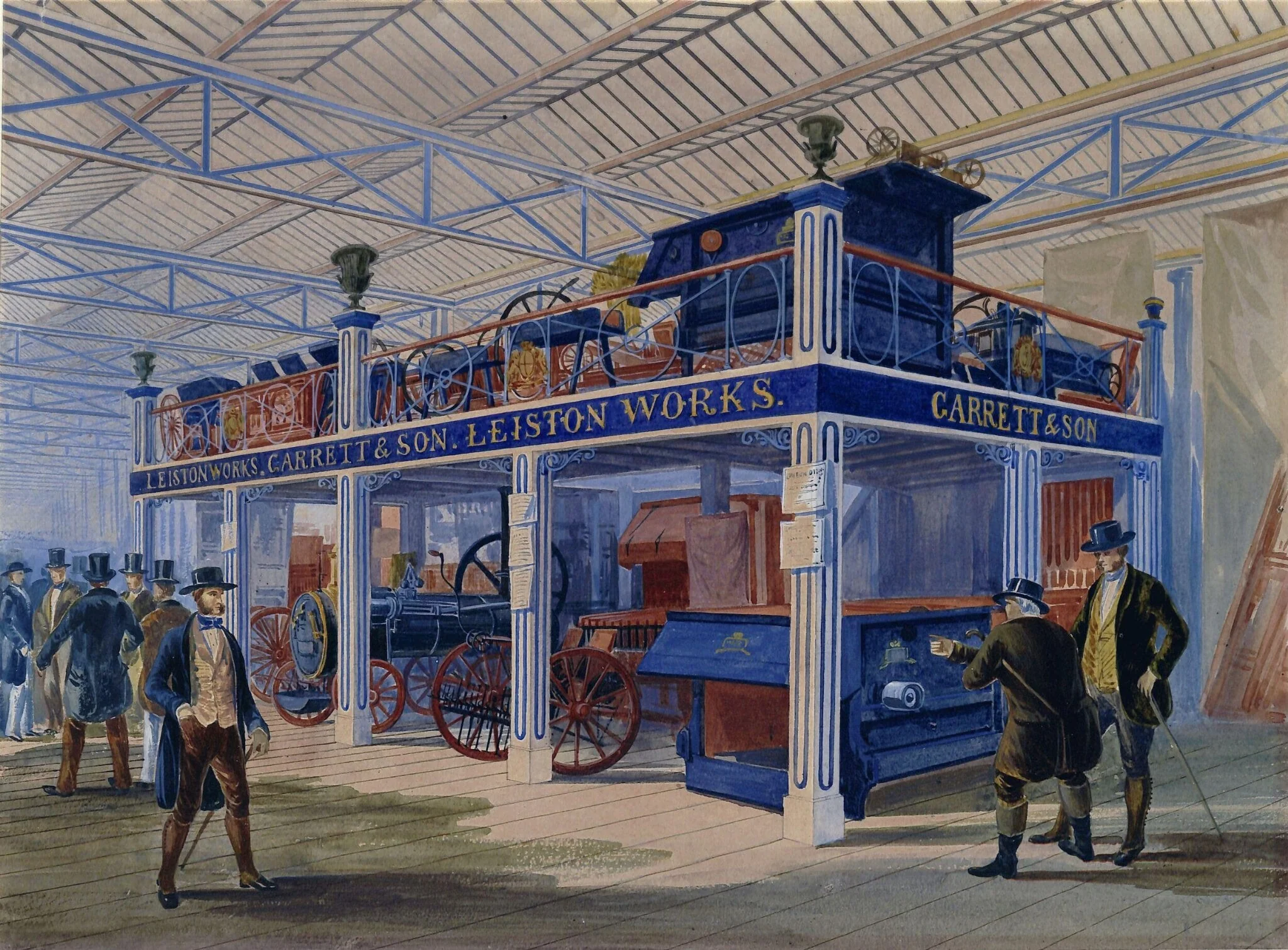 The Stand for Garrett and Sons, Leiston Works, detail